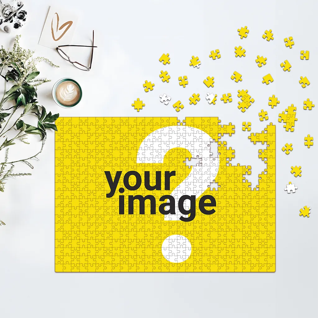 MemoryMaze: Robust Horizontal Rectangular Wooden Puzzle (HDF) for Adults & Children - Your Photo, Your Panorama