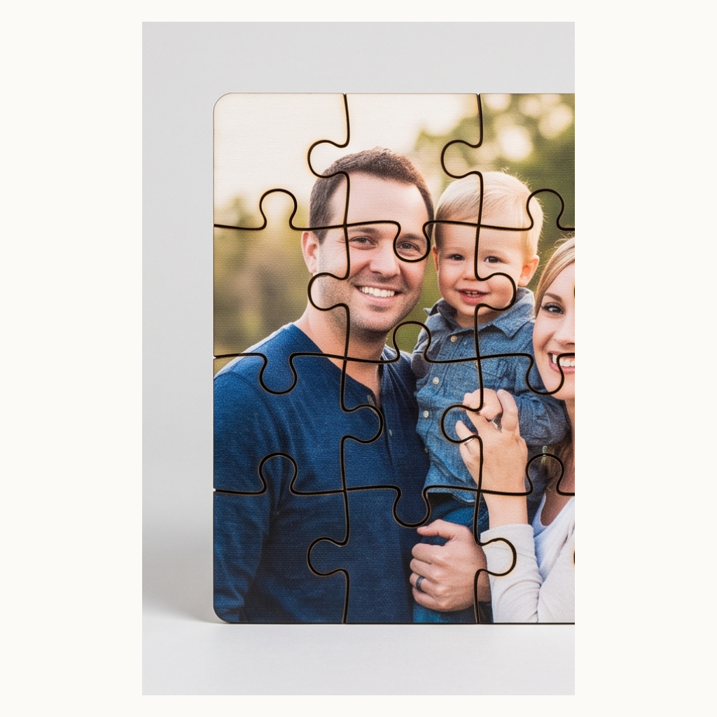 MiMi Pic Holzpuzzle – personalisiertes Foto-Puzzle aus Holz